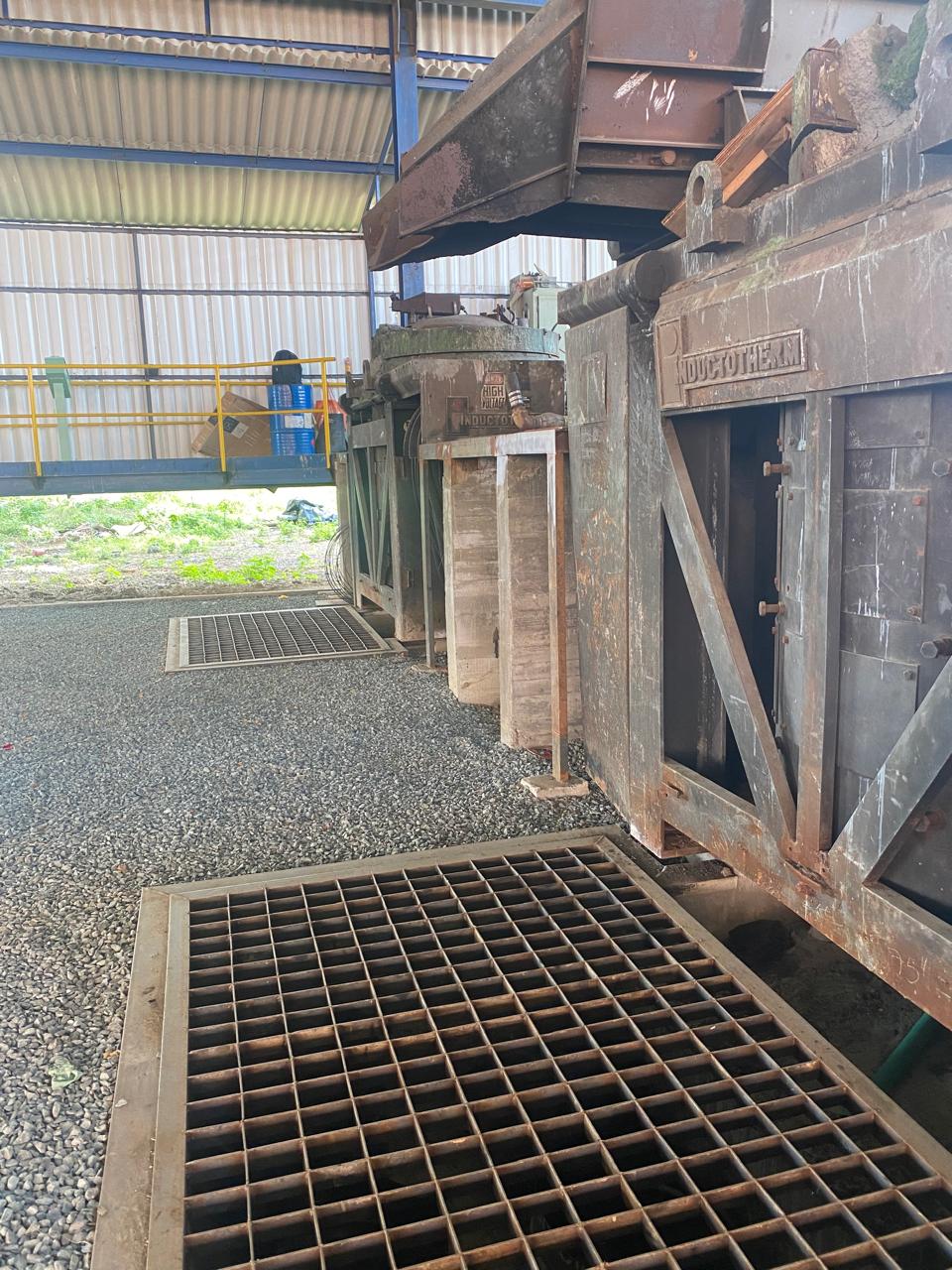 Hornos de inducción de la planta de fundición IngeMill